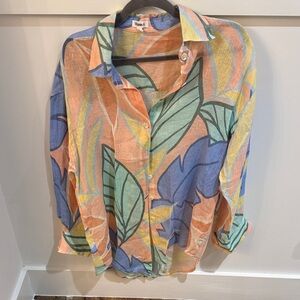 Vitamin A Pastel Striped Shirt